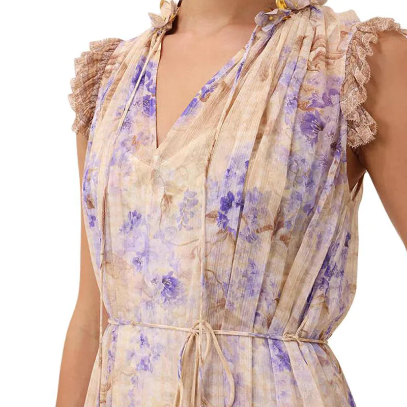 Zimmermann Dawning Flutter Midi Dress-4
