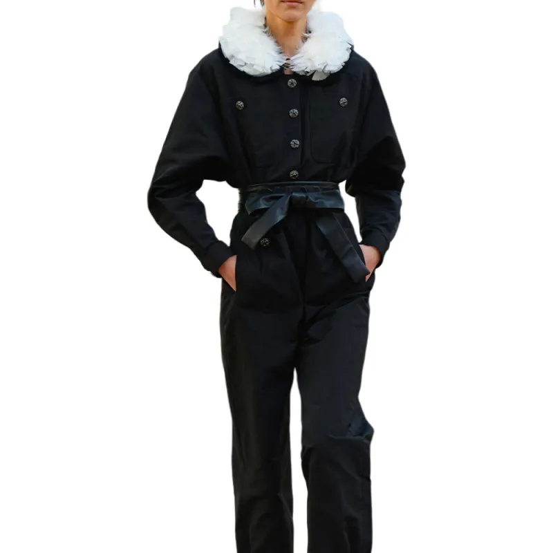 CHANEL 25S Spring Summer Collection Jumpsuit Women's Black-1