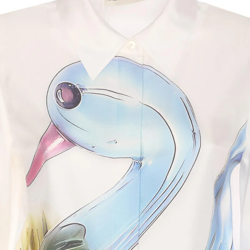 TORY BURCH Lucky Duck Long Sleeved Shirt-3