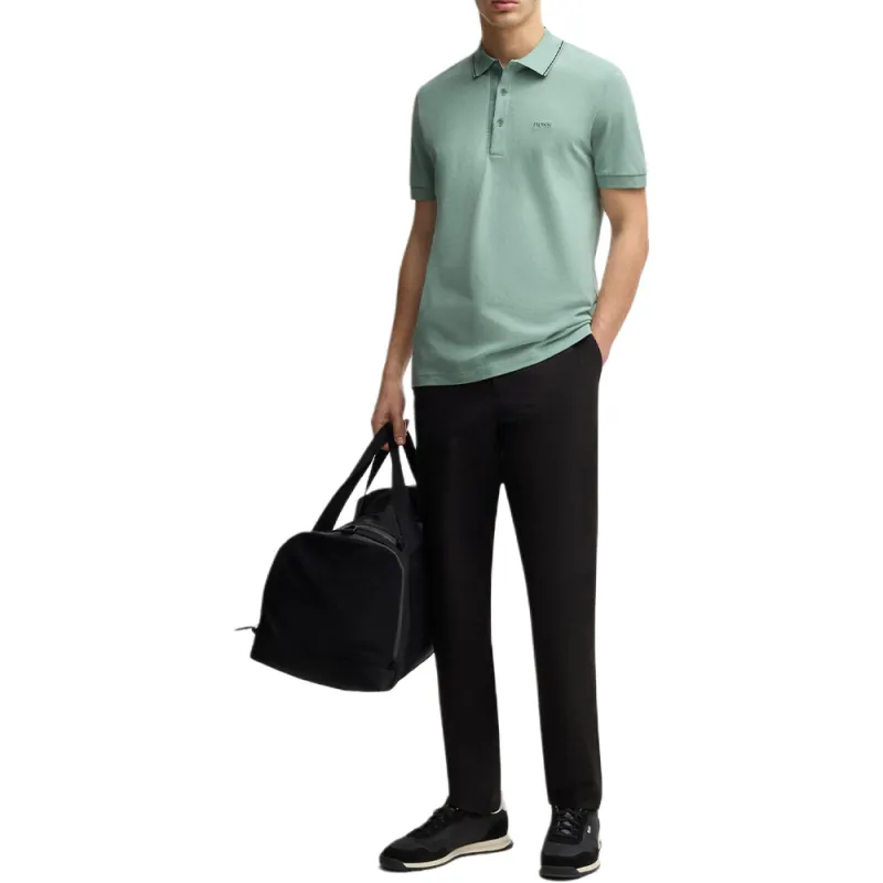 HUGO BOSS Polo Shirt Men's Light Green-3
