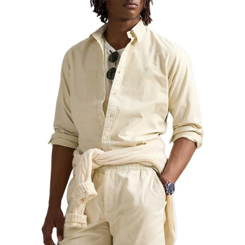Polo Ralph Lauren SS25 Shirt Men's Natural Beige-2