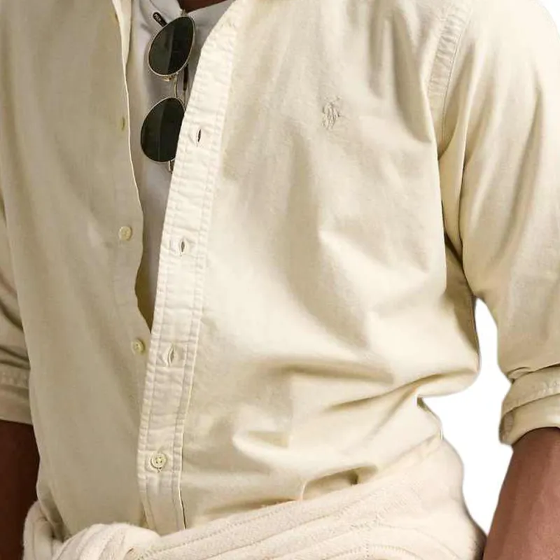 Polo Ralph Lauren SS25 Shirt Men's Natural Beige-4