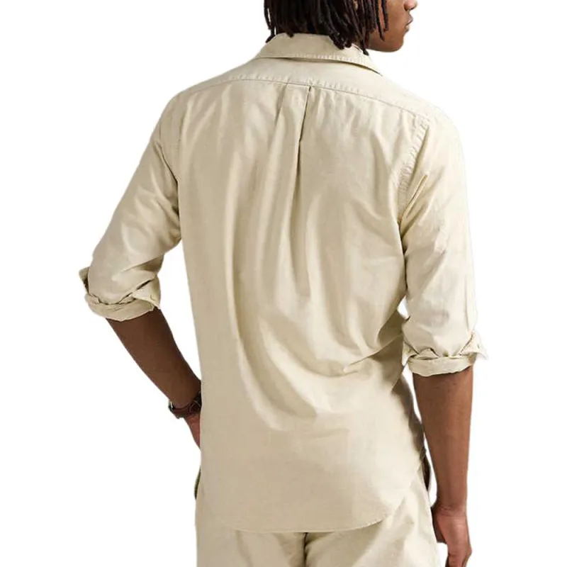 Polo Ralph Lauren SS25 Shirt Men's Natural Beige-3