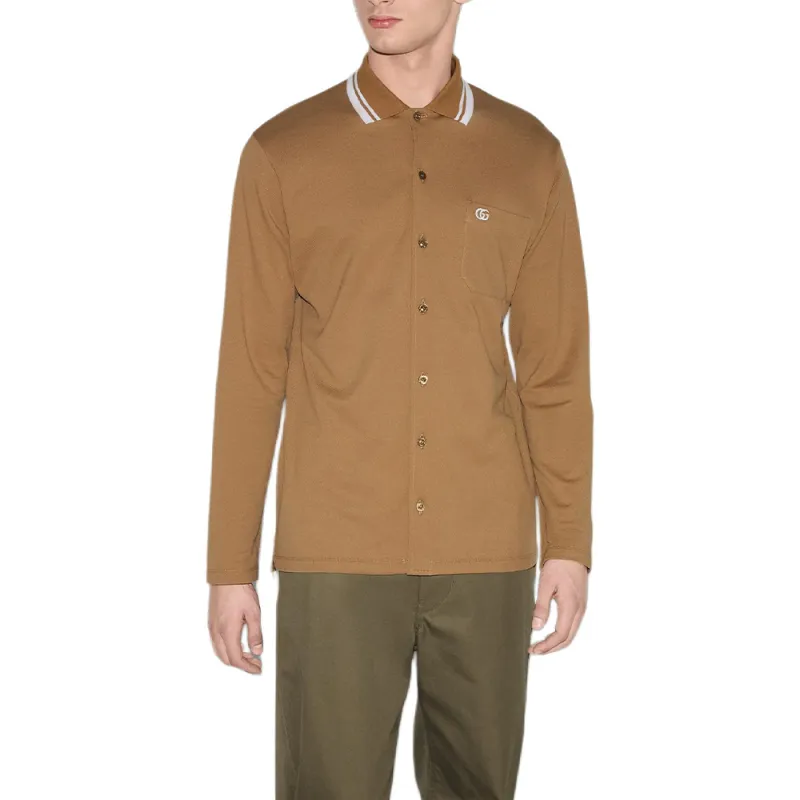 GUCCI Long Sleeve Polo-1