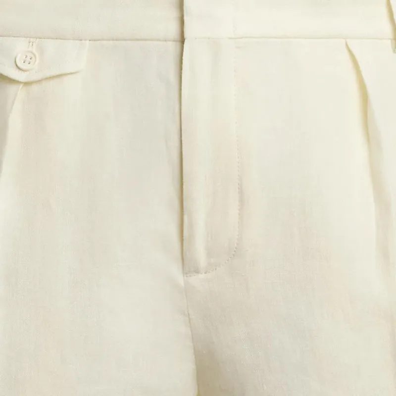 Ralph Lauren Purple Label Casual Shorts Men's White-1