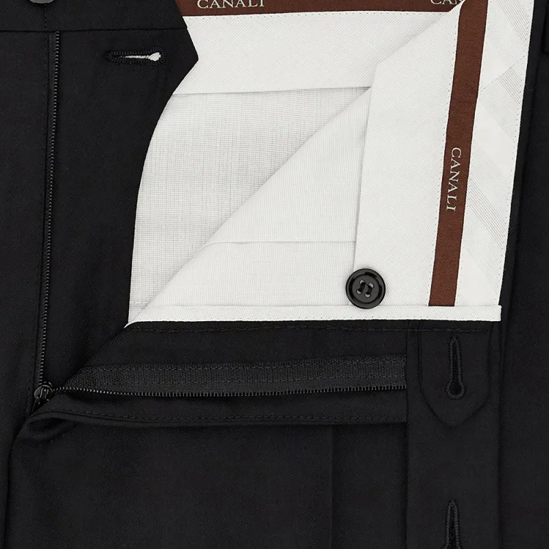 CANALI Suit Trouser Men's Black-4