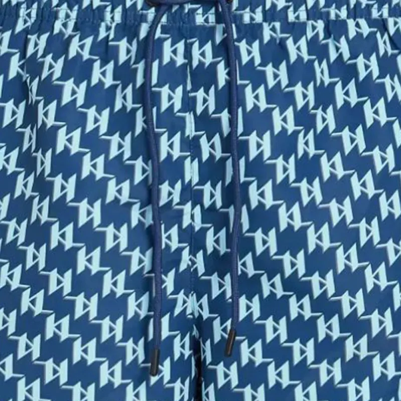 KARL LAGERFELD / Karl Lagerfeld Jeans Monogram pattern Swim Shorts-5