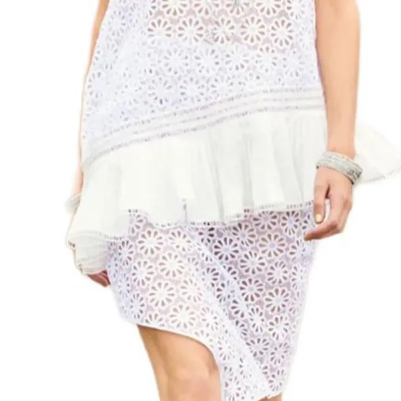 CHANEL 25C Tank Tops Women's White-3