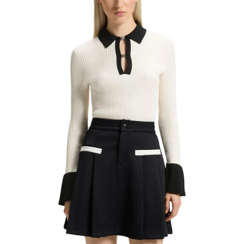 HUGO BOSS Knitwear Women's Black White-1
