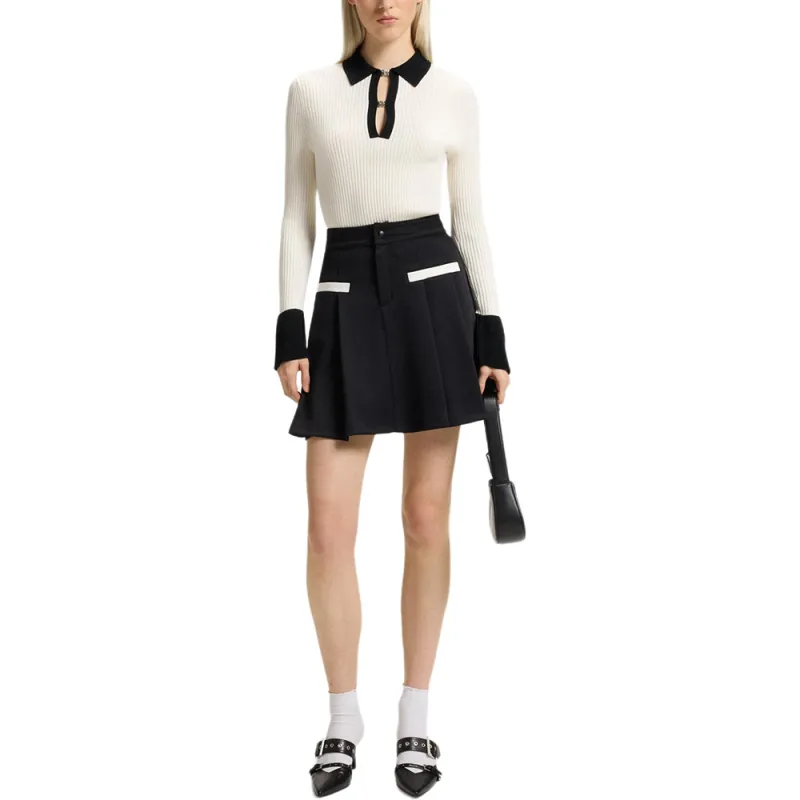 HUGO BOSS Knitwear Women's Black White-3