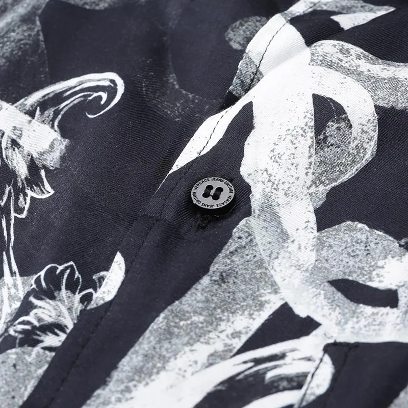 VERSACE JEANS COUTURE FW24 Shirt Men's Black White-4