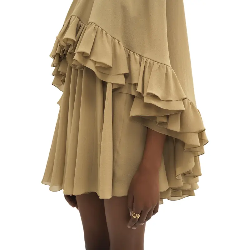 Chloé Ruffle-detailing Mini Dress-5