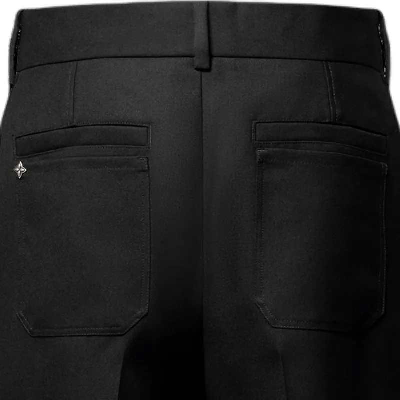 LOUIS VUITTON Tailored Wool Cargo Shorts-4