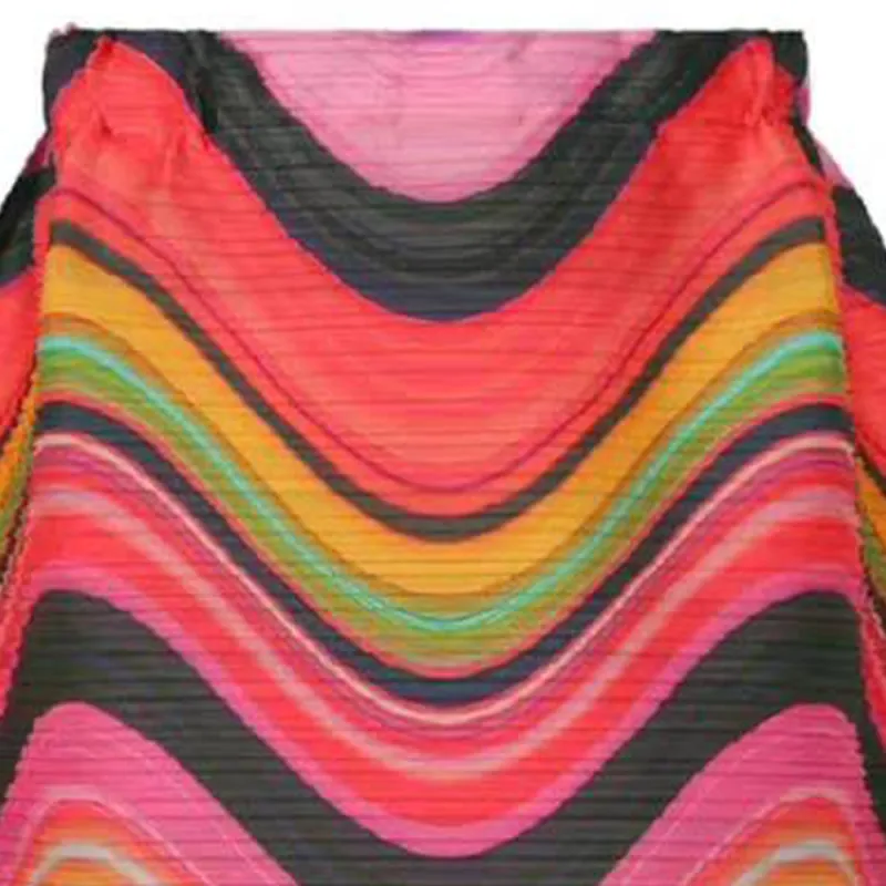 PLEATS PLEASE ISSEY MIYAKE FW22 Casual Long Skirts Women's Pink-5