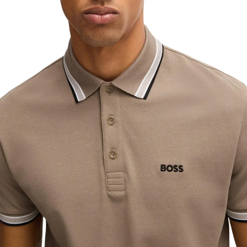 HUGO BOSS Logo embroidered Polo Shirt-4