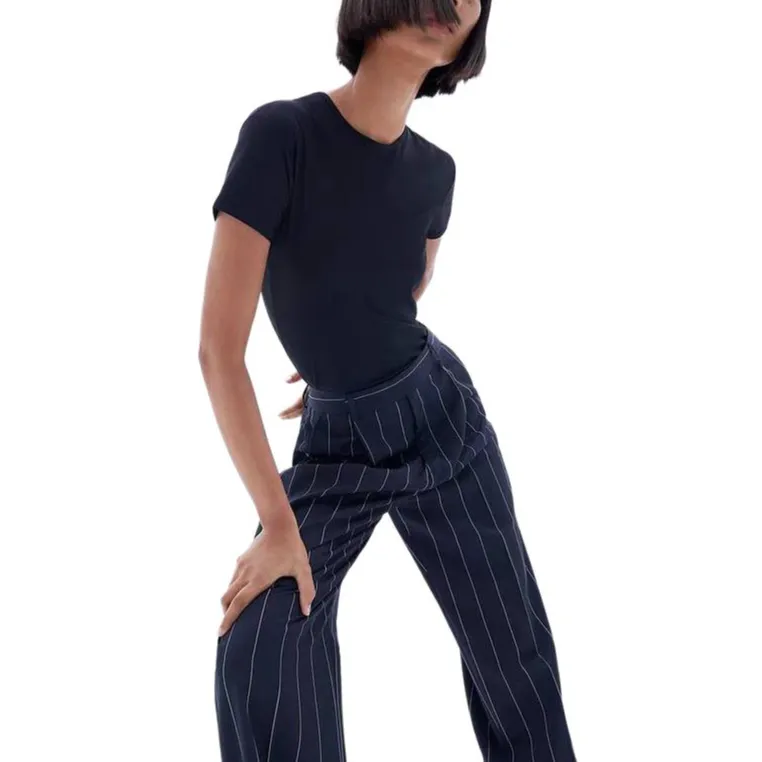 Filippa K Julie Pinstriped Trousers-3