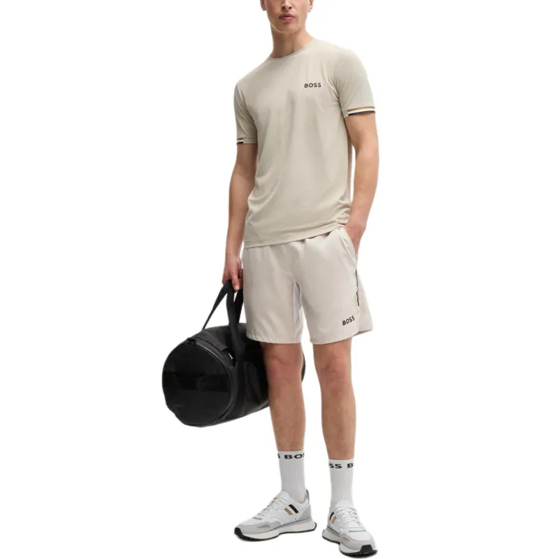 HUGO BOSS x Matteo Berrettini FW24 Casual Shorts Men's Light Beige-1