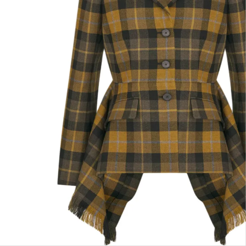 DIOR FW24 Jackets & Coats Women's Yellow Gray-2