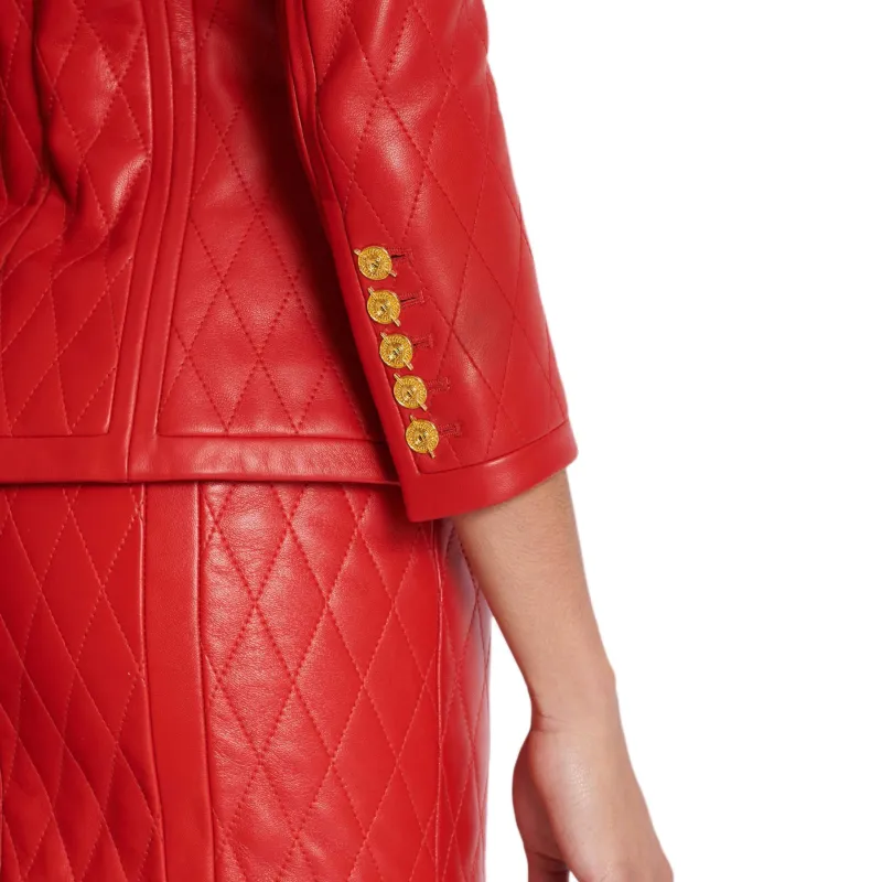 BALMAIN Quilted Edge To Edge Jacket-7