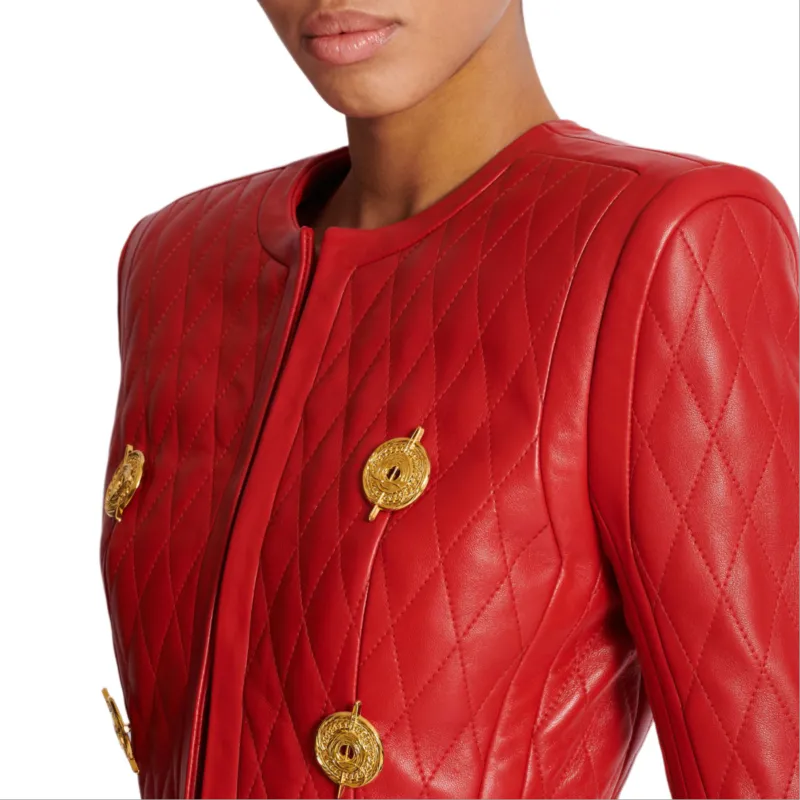 BALMAIN Quilted Edge To Edge Jacket-6