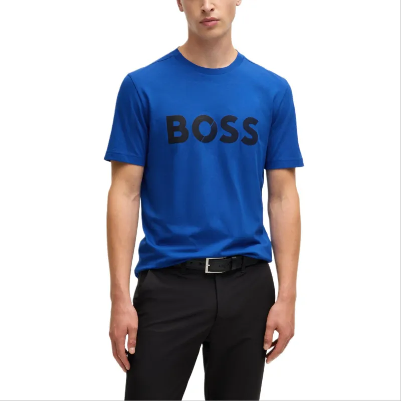 HUGO BOSS FW24 T Shirt Men's Blue-2
