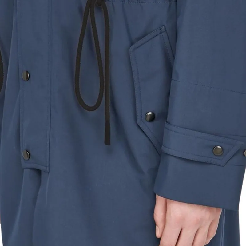 FERRAGAMO FW24 Trench Coat Men's Midnight Blue-3