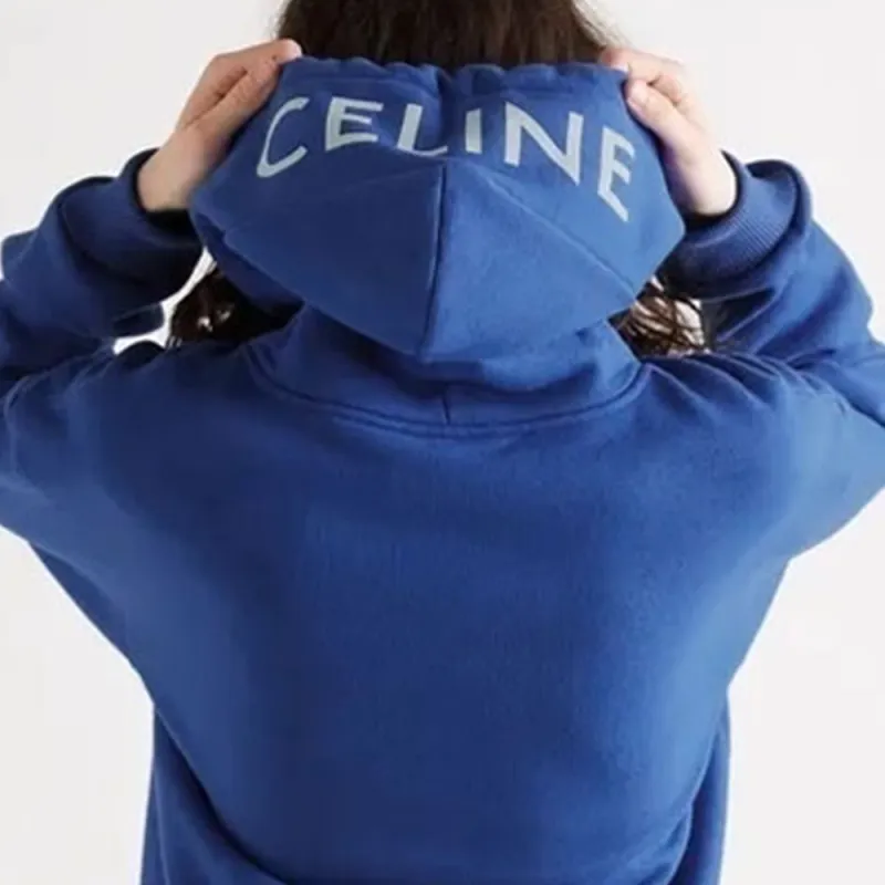 CELINE Loose Sweatshirt In Cotton Fleece-4