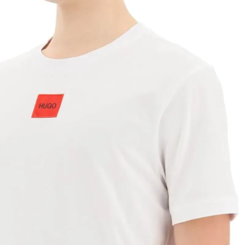 HUGO BOSS Logo Label Jersey T Shirt-5
