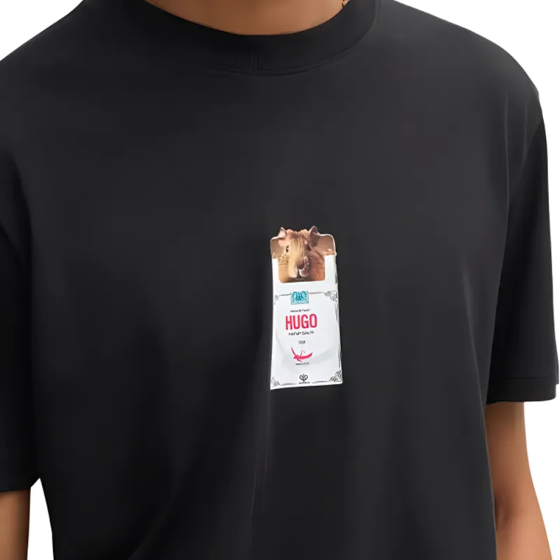 HUGO BOSS SS25 T Shirt Men's Black-4