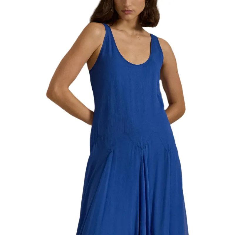 Polo Ralph Lauren Sleeveless Dress Women's Kite Blue-3