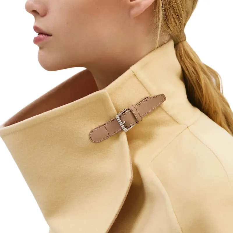 HERMES Coat Women's Aurora Yellow-2