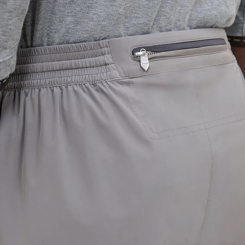 HERMES Casual Pants Men's Muddy Charcoal Gray-4
