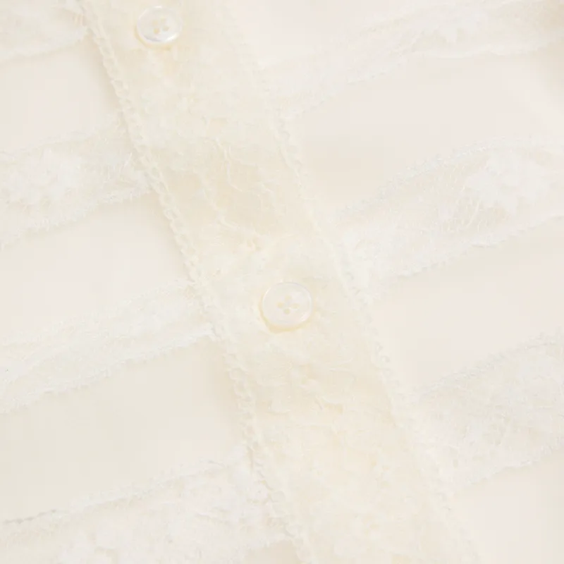 Valentino SS25 Shirt Women's Ivory White-5