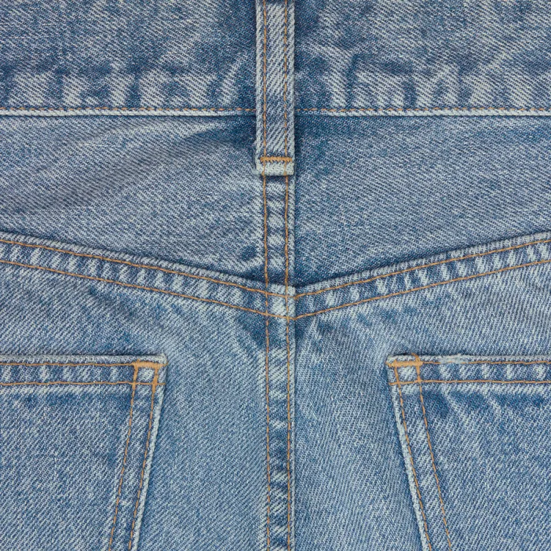 CELINE Marco Jeans In Steel Blue Wash Denim-5