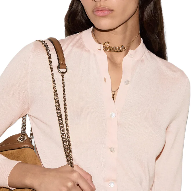 GUCCI Button Up Knit Cardigan-4