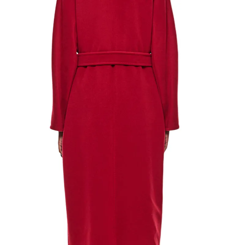 MaxMara Double-Breasted Belted Coat-5