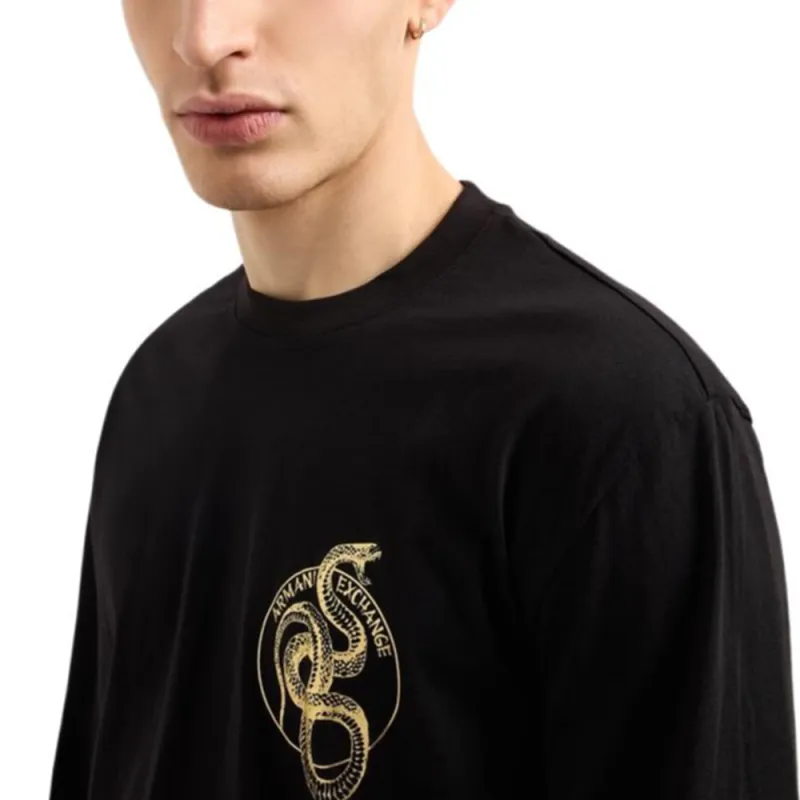 ARMANI EXCHANGEAE SS25 T Shirt Men's Black-5