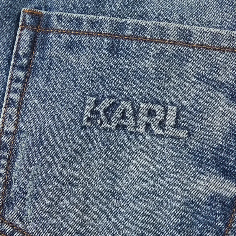 KARL LAGERFELD FW24 Jeans Men's Dark Blue-4