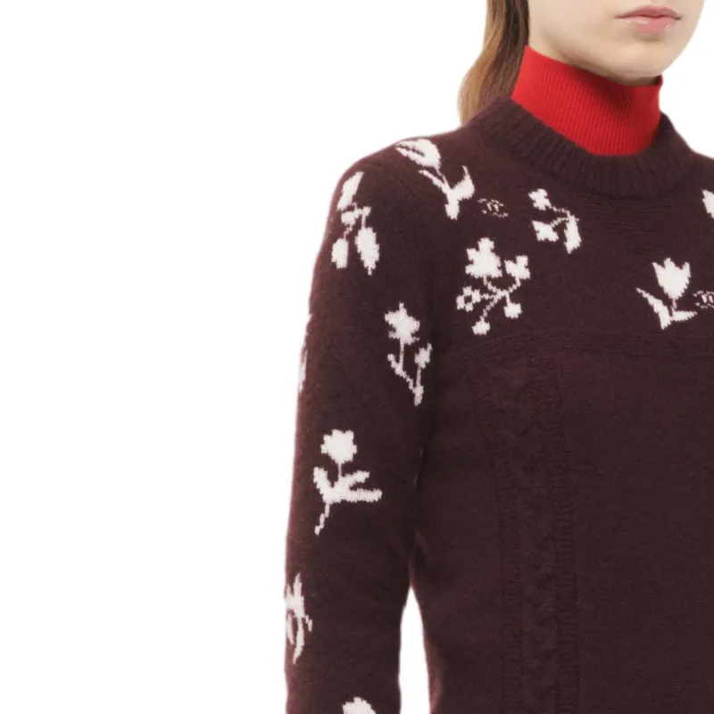 CHANEL 24N Neige Skiing Collection Cashmere Sweater Women's Dark Brown-2