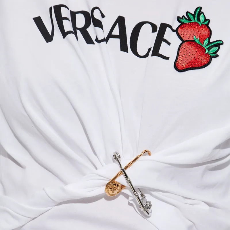 VERSACE Medusa Safety Pin T shirt-4