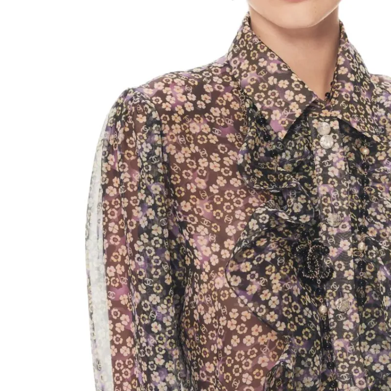 CHANEL Shirts Women's Black-2