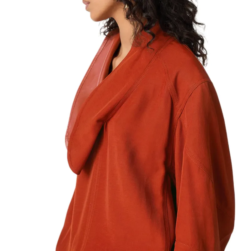 Bottega Veneta SS25 Shirt Women's Red Copper-2