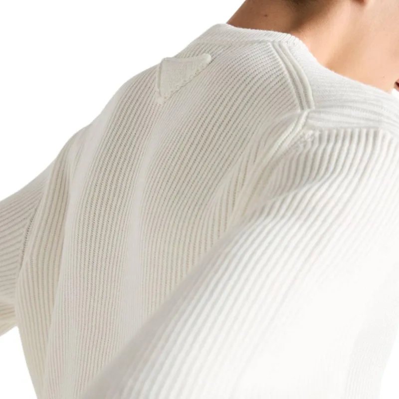 PRADA Cotton Crew neck Sweater-5
