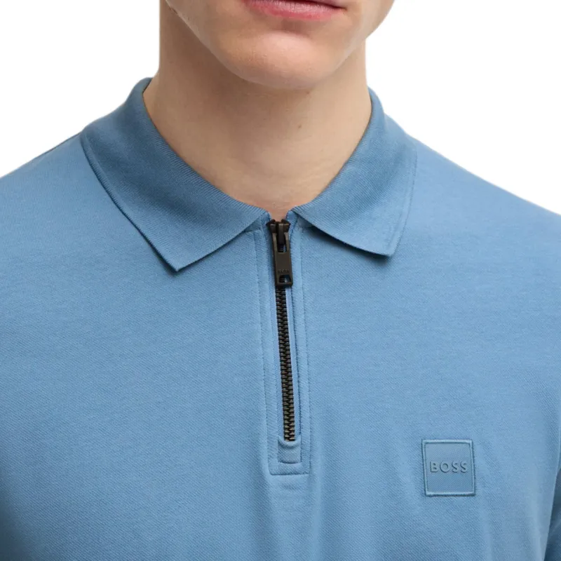 HUGO BOSS Piqué Polo Shirt-4