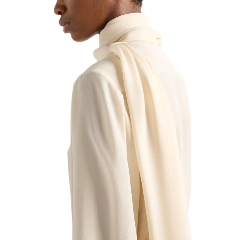 PRADA Scarf detail Shirt-4
