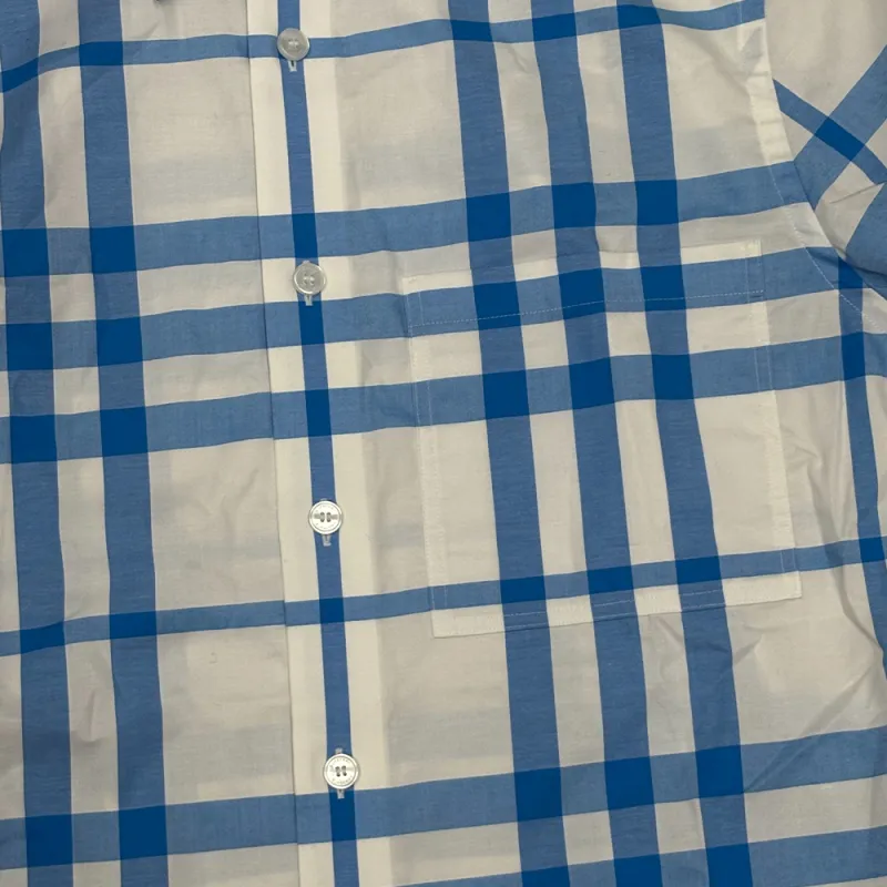 Burberry Shirts Men Blue-3