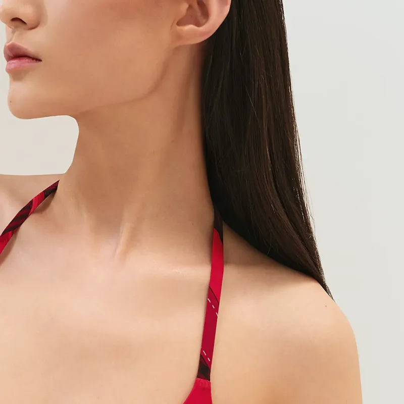 HERMES Bikini Women's Crimson Rose-1