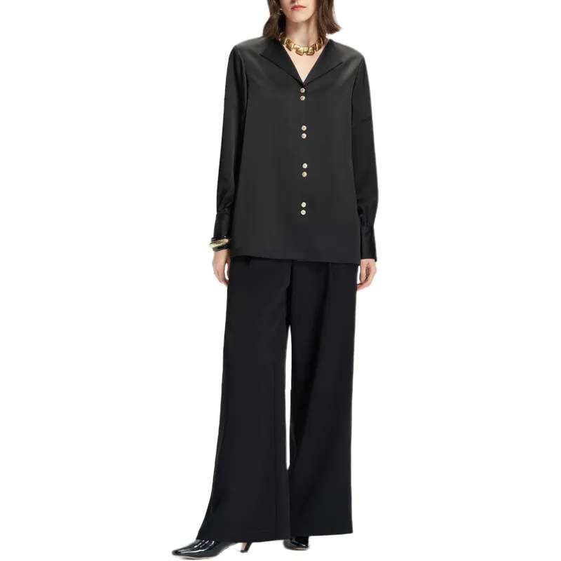KARL LAGERFELD SS25 Shirt Women's Black-1