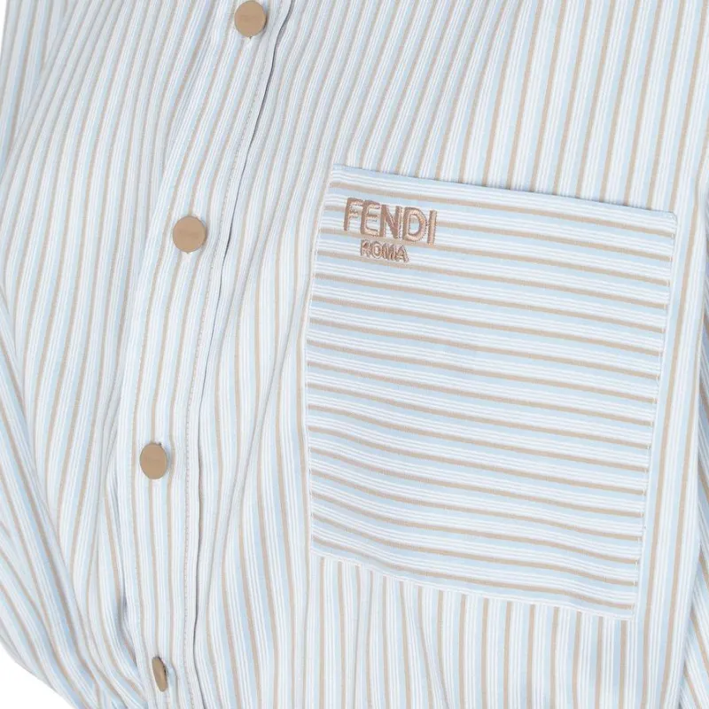 FENDI Striped Shirt-4
