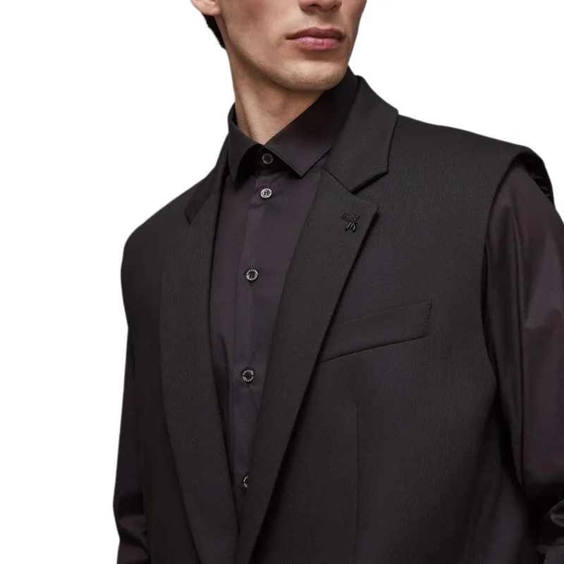 Patrizia Pepe SS25 Vest Men's Black-5
